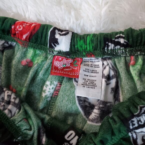 A Christmas Story Men’s Fleece Sleep Pants L – “Oh Fudge!” - Picture 3 of 4